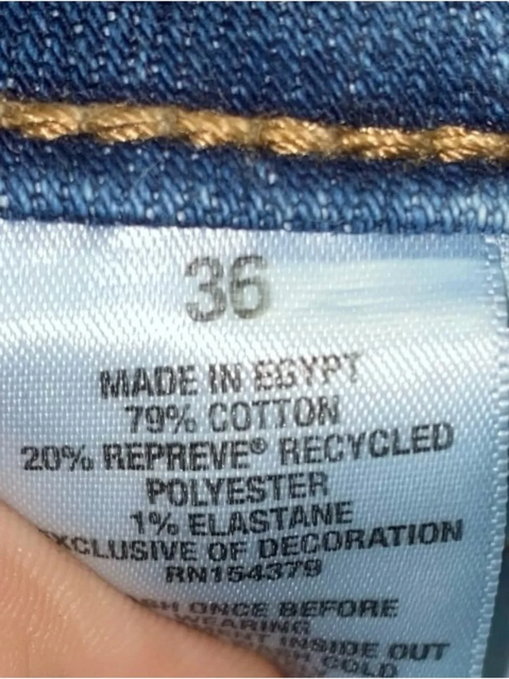 Aeropostale Slim Short Blue Distressed Denim Shorts Mens Size 36 (V-1)